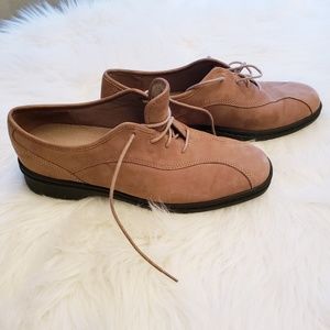Clark's Sz 9M Brown Springers Lace Up Shoes EUC